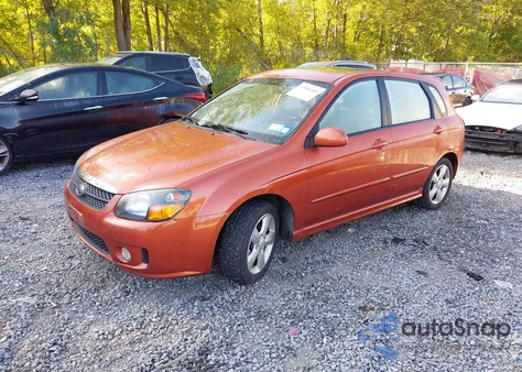 2009 Kia Spectra Sx из США, поврежденный, VIN KNAFE241295024470